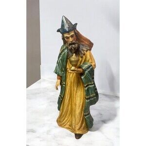 Grandeur Noel Nativity King Wisemen Replacement Hand Painted O'well